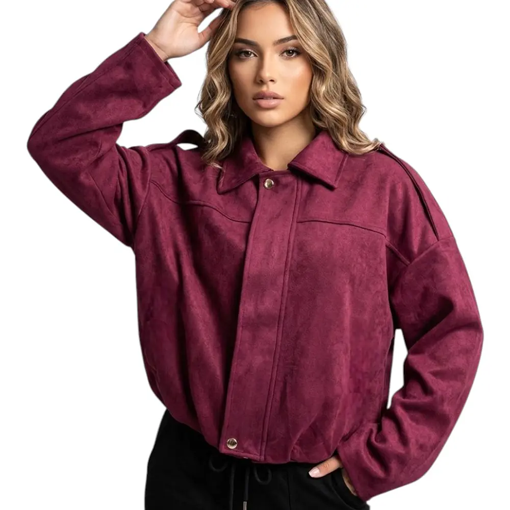 Chaqueta Bomber Gamuza