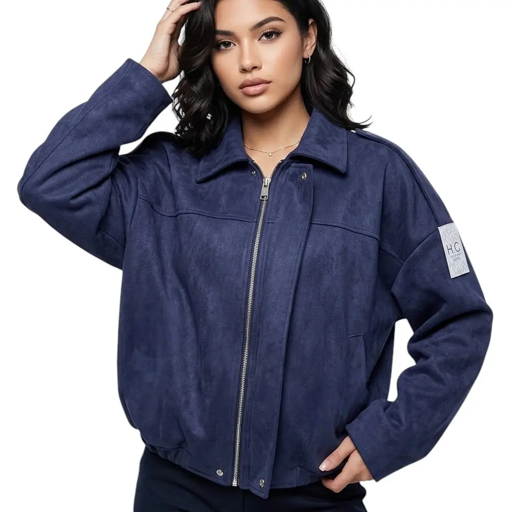 Chaqueta Bomber Gamuza