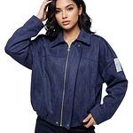 Chaqueta Bomber Gamuza