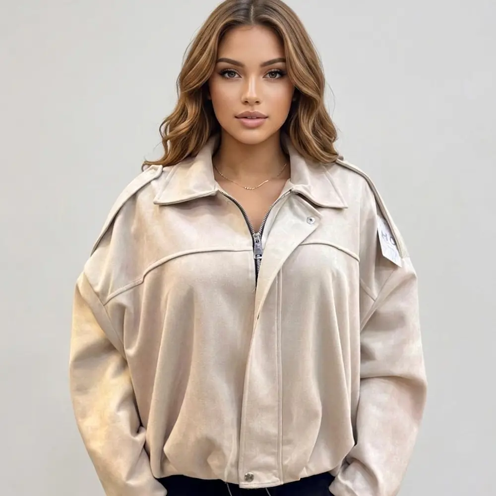 Chaqueta Bomber Gamuza