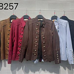 Chaqueta Militar con Botones en las mangas