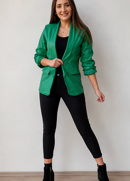 Blazer Ecocuero - Verde Gucci