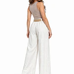 Pantalón Lino con Cinturón
