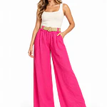 Pantalón Lino con Cinturón