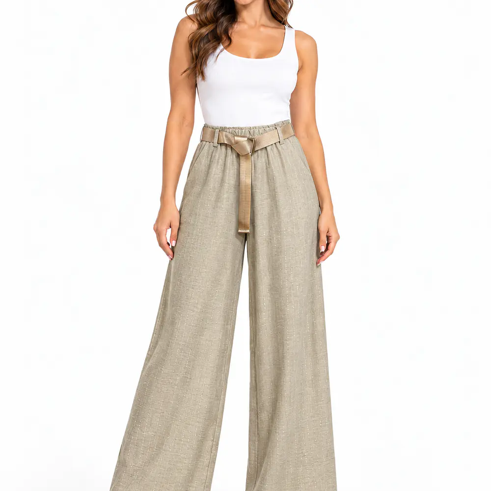 Pantalon Listado Brillos(#7167)