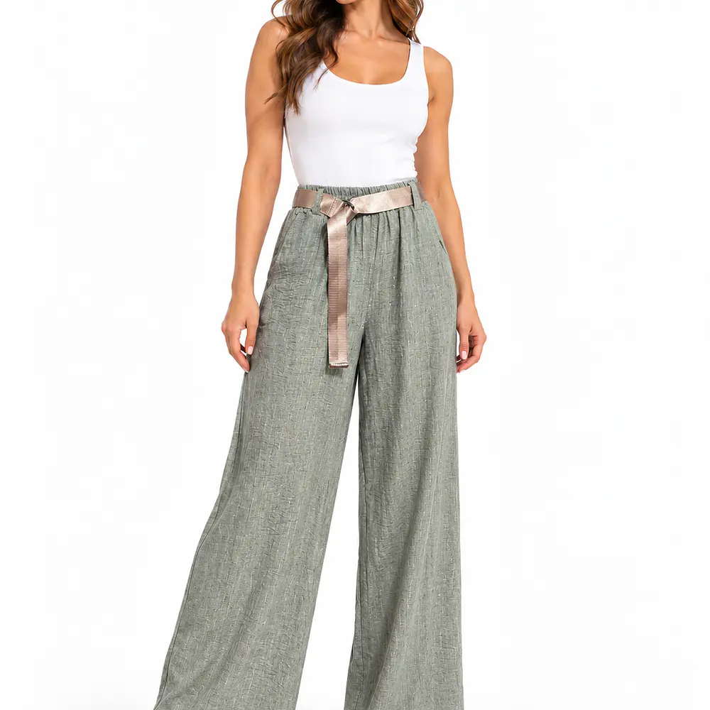 Pantalon Listado Brillos(#7167)