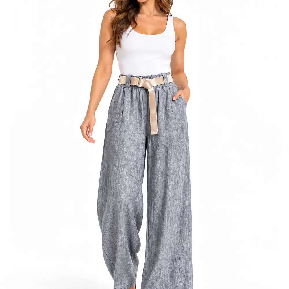 Pantalon Listado Brillos(#7167)