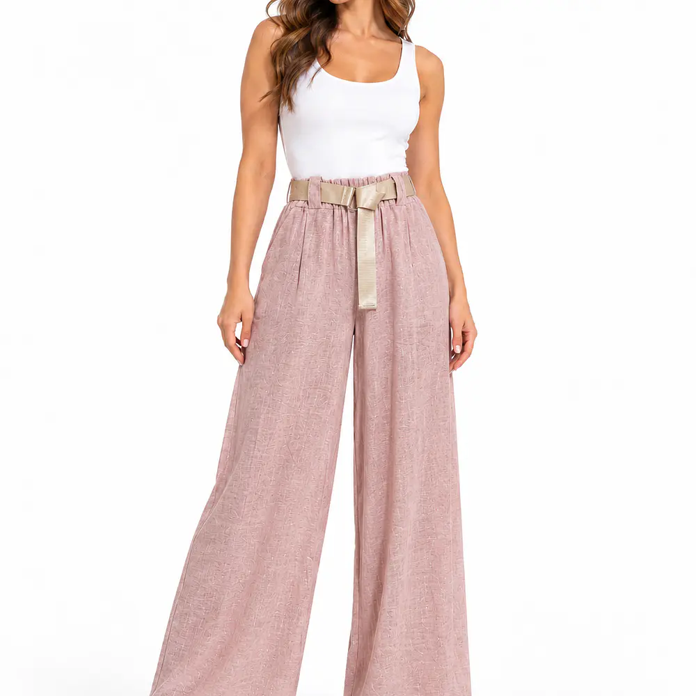 Pantalon Listado Brillos(#7167)