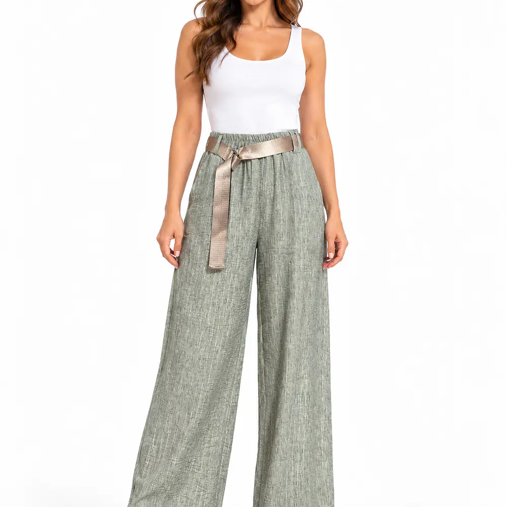 Pantalon Listado Brillos(#7167)