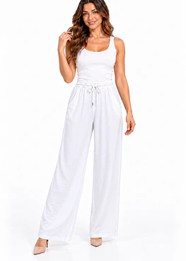 Pantalón Capri - Blanco