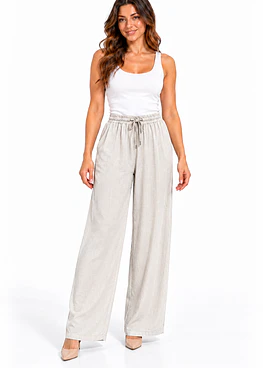 Pantalón Capri - Beige