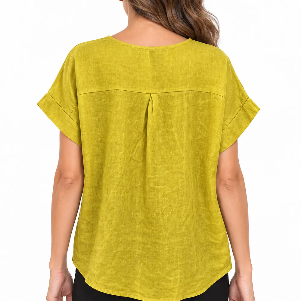 Blusa Lino 1 Boton
