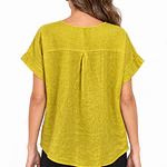 Blusa Lino 1 Boton