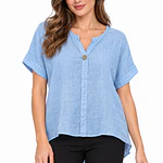 Blusa Lino 1 Boton