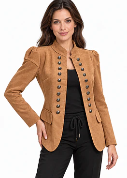 Chaqueta estilo Militar - Camel