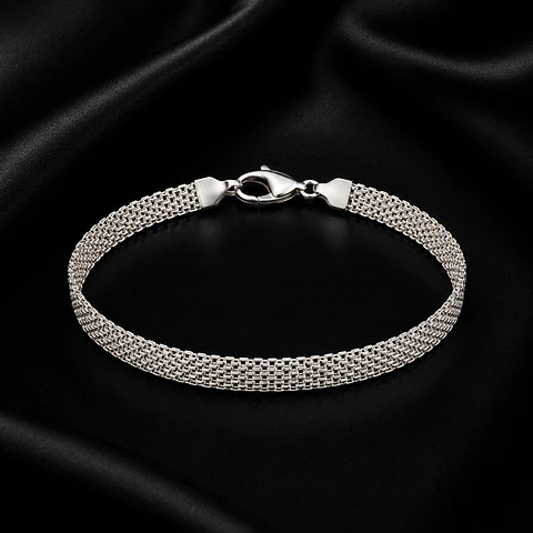 Pulsera chinesca en plata 925