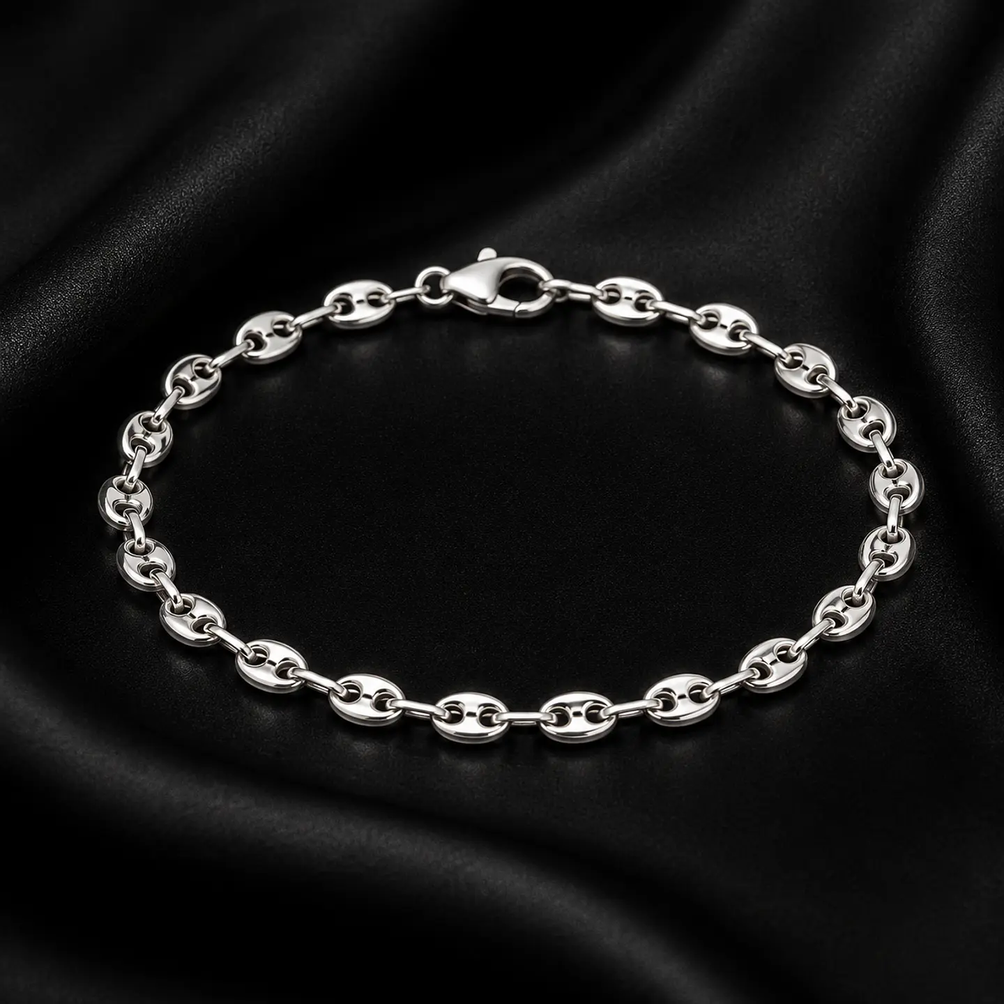 Pulsera en plata tipo Gucci 1