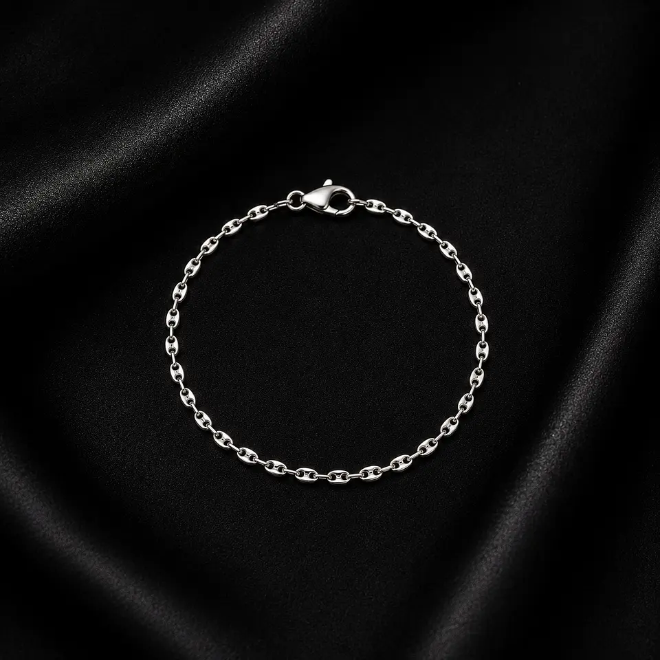Pulsera en plata tipo Gucci 1