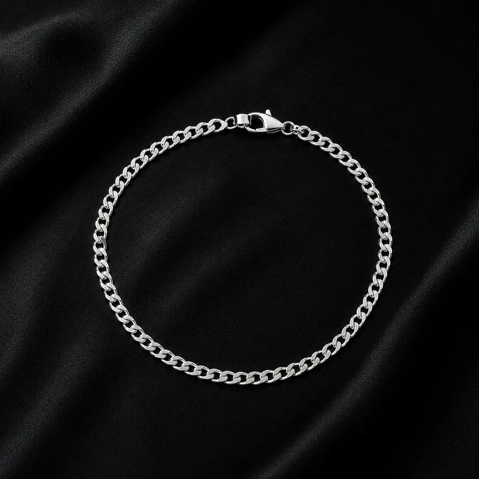 pulsera Martillada en plata  1