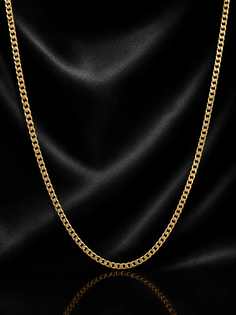Cadena Cubana en oro 18k