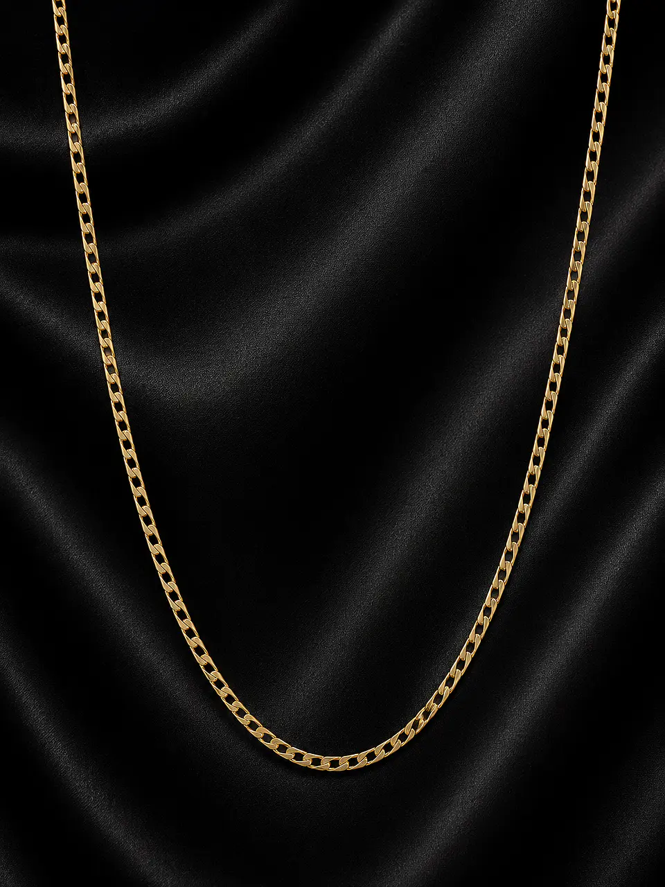 Cadena Martillada en oro 18k 1