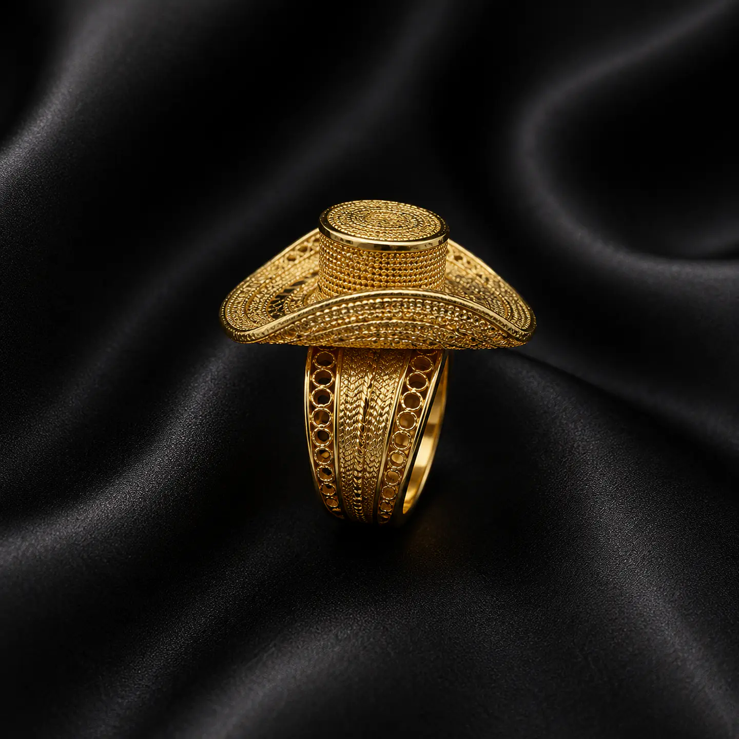 Anillo sombrero en Filigrana 1