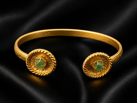 Brazalete en filigrana con murralla
