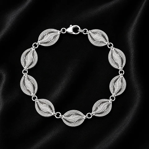 Pulsera en Filigrana en plata 