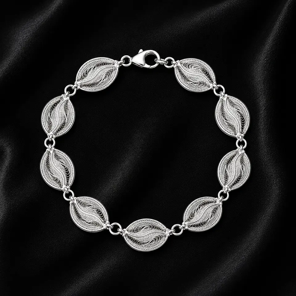 Pulsera en Filigrana en plata  1