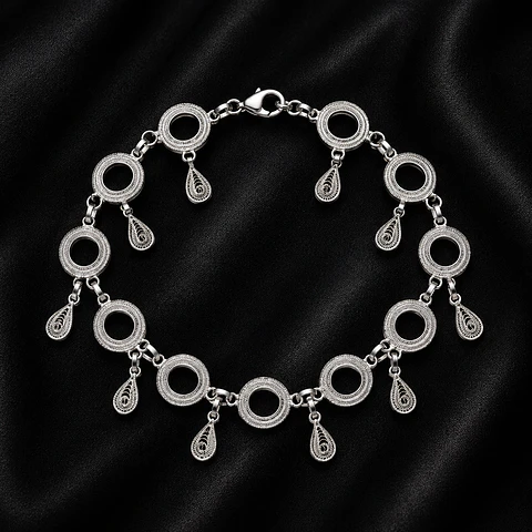 Pulsera en Filigrana en plata 