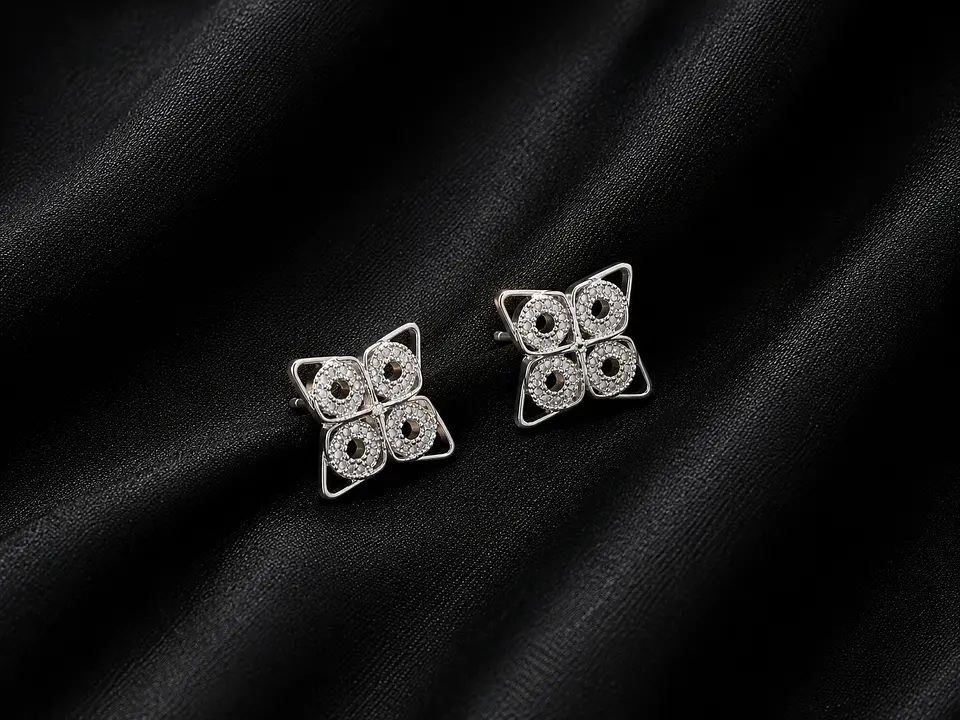 Aretes en filigrana plata 925 1