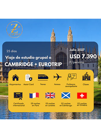 CAMBRIDGE + EUROTRIP 2027