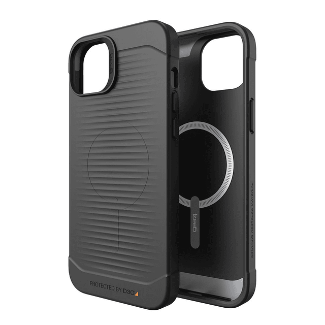 Carcasa Gear4 Havana Snap compatible con MagSafe para iPhone 14 Plus - Negro
