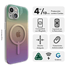 Carcasa ZAGG Milan Snap para iPhone 15 MagSafe Iridiscente