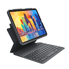 Combo Funda con teclado ingles Pro Keys para iPad Pro 12.9 3ª a 5ª gen + Lapiz óptico Zagg Pro Stylus 2