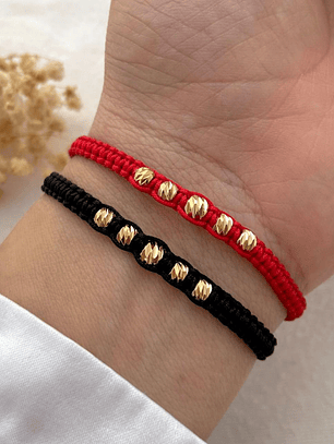 Pareja en oro laminado diamantado