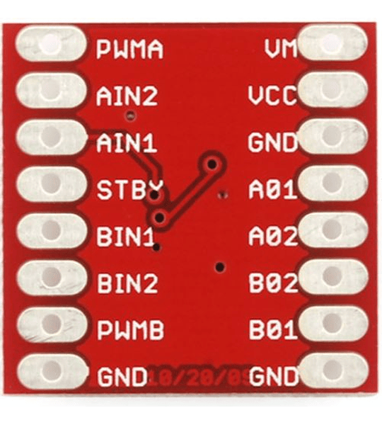 MODULO DRIVER CONTROLADOR PARA MOTOR (PUENTE H INVERSOR DE GIRO) TB6612