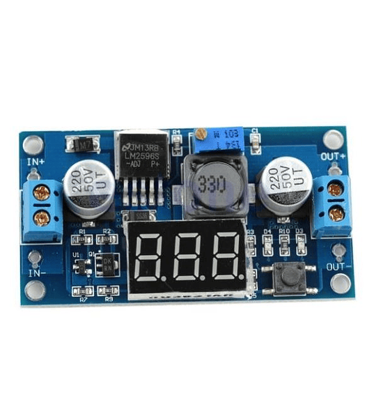 LM2596 MODULO REDUCTOR CON VOLTIMETRO