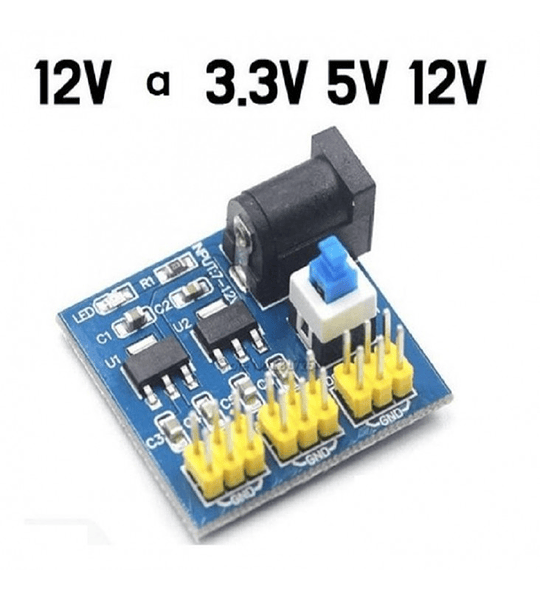 MODULO REGULADOR FUENTE PARA CIRCUITOS 3.3V-5V 12V