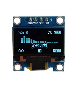 DISPLAY LCD OLED 128X64 I2C  1.3"