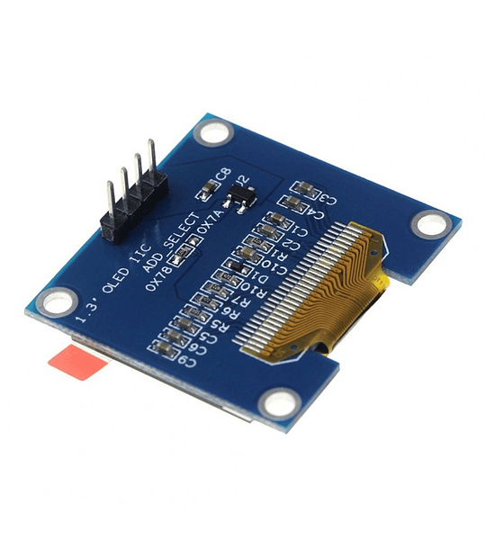 DISPLAY LCD OLED 128X64 I2C  1.3"