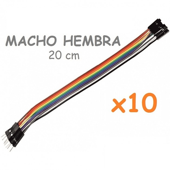 Jumpers Dupont  20cm Macho Hembra X10