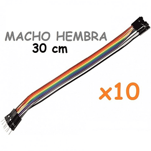 JUMPERS DUPONT 30CM MACHO HEMBRA X10 