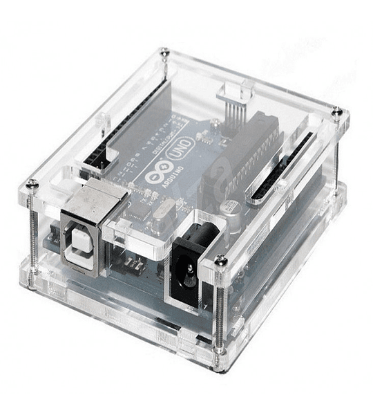 Caja Acrilica Transparente Arduino Uno