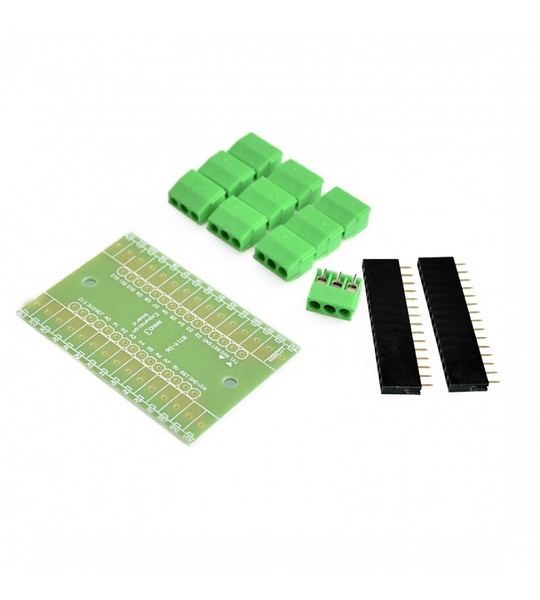 Expansion Arduino Nano Borneras verdes 