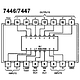 7447 Decodificador para Display Anodo Comun