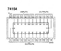 74154 Demultiplexor 4 A 16