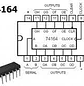  74164 REGISTRO 8 BITS ENTRADA SERIAL SALIDA PARALELO - Miniatura 2