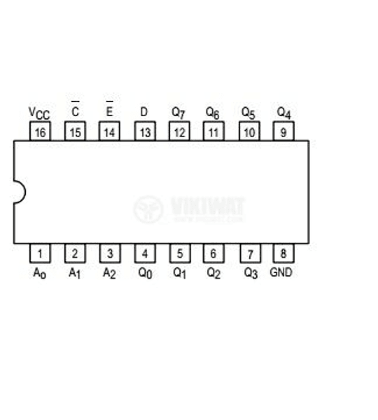 74259 Registro Bidireccionable 8 bits