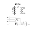 75176 Tranceptor De Bus Diferencial Bidrireccional RS485